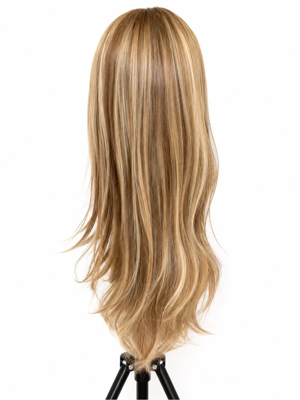 Long Layered synthetic Wig in Ash Blonde